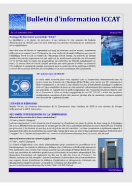 Bulletin d`information ICCAT