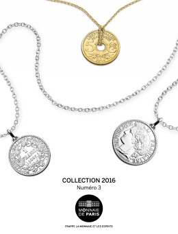 collection 2016 - Monnaie de Paris