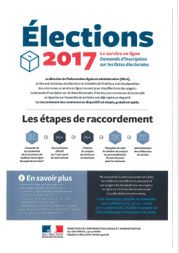 Page 1 Le service en ligne Demande d`inscription sur les listes