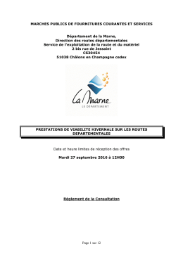 Règlement de la consultation - CCI Reims