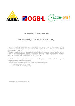 Page 1 AL EEBA Syndicat des Employés du Secteur Financier www