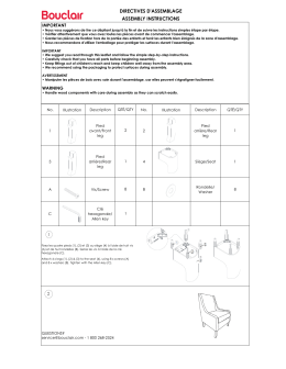 directives d`assemblage assembly instructions 2