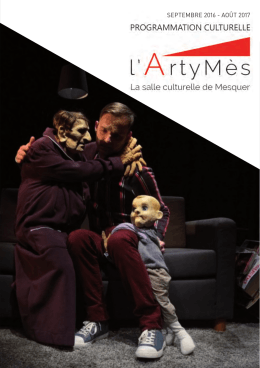 Programmation culturelle 2016 - 2017 - l`Artymès