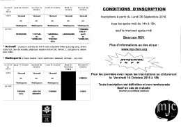 en ligne ici - MJC Montluel