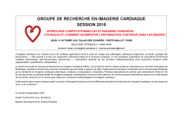 Consulter le programme - Journées Francophones de Radiologie