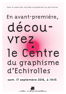 INVITATION CENTRE du GRAPHISME 17 SEPT.indd