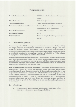 (Boursier/Boursi&egrave;re) - DPDS/Section de l`emploi et de la protection