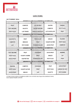 go&ucirc;ters - Ris Orangis