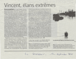 Vincent, &eacute;lans extr&ecirc;mes