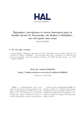 Epitaphes_inscriptions_et_text... - Hal-SHS
