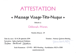 Massage évasion (visage