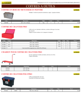 coffres a outils