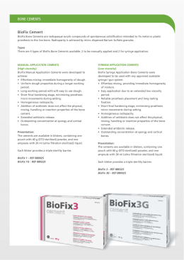 BioFix PRODUCTS 2010