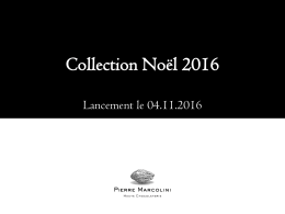 Brochure de Noel 2016 - Pierre Marcolini