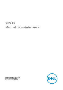 XPS 13 Manuel de maintenance