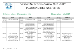 Planning 2016-2017
