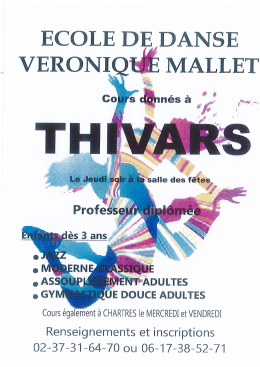 Page 1 ECOLE DE DANSE №: i saile des fêtes