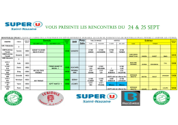 Consulter le planning