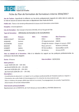 Page 1 Ecole supérieure » du professorat w 3 et de l`éducation