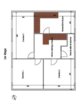 Plan étage - AD-immo