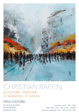 Affiche Christian Raffin