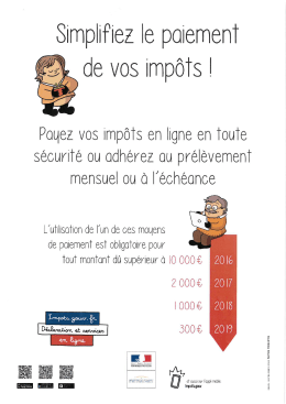 Page 1 Simplifiez le palement @), de Vos impôts Pauez Vos impôts