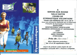 Page 1 d`Education Physique Gymnastique Volontaire Avec une