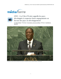 Atteinte des ODD : Paul Biya décline 3 moyens d`action