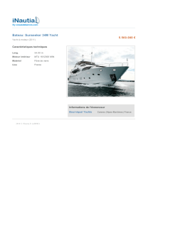 Bateau: Sunseeker 34M Yacht