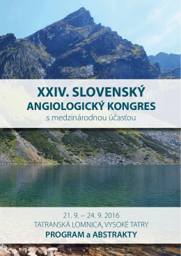 DOWNLOAD  schedule - Slovenská angiologická spoločnosť