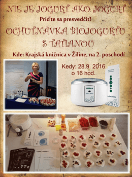 POZVANKA-JOGURTY-KNIžNICA - Krajská knižnica v Žiline