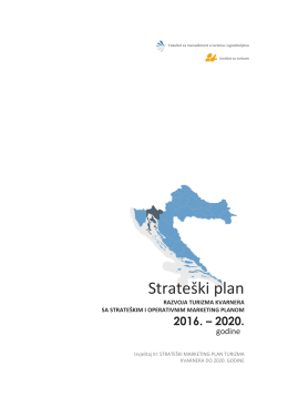 Strateškom marketing planu turizma Kvarnera do 2020. godine