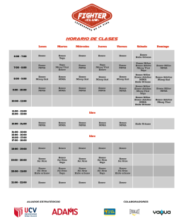 Descarga nuestros horarios