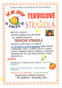 Tekvicové strašidlá