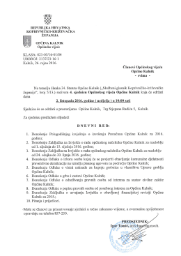 ovdje. - Općina Kalnik