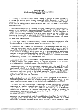 T&aacute;j&eacute;koztat&oacute;!