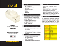 ghost 360 der. hf hareket sensörü