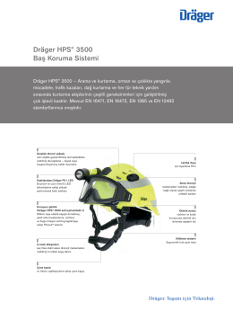 Dräger HPS® 3500 Baş Koruma Sistemi