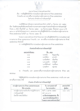 ตำแหน่งเจ้าพนักงานการเงินและบัญชี วันเวลาและสถานที่สอบคัดเลือก