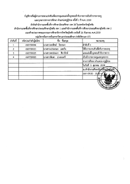 วิชาเอก ประถม ศึกษา