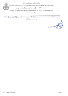 Page 1 - -- e º - - an * - º ญชรายชอ ผู้สอบแข่งขันได้ ແລະພuນດາ - =l