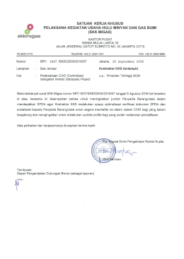 SRT-2047 Pelaksanaan CIVD
