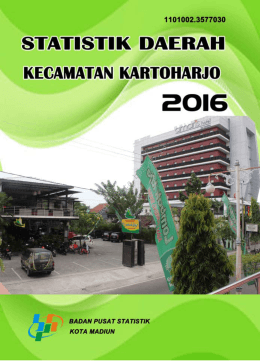 statistik daerah kecamatan kartoharjo 2016