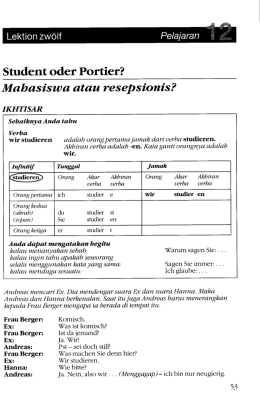 Student oder Portier?