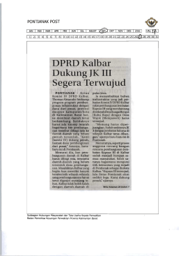 Page 1 PONTIANAK POST AT-S JANTFEBT MARTAPRIMEI