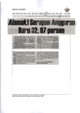 Page 1 RAKYAT KALBAR \ ` | 1| 2D3DAI 5 6 7 8|9|10|11| 12l 13|14