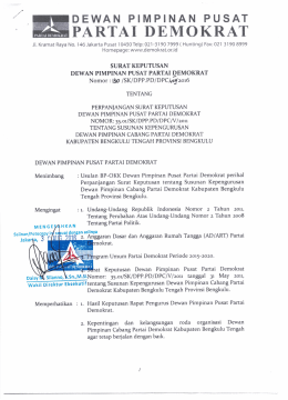 Kab. Bengkulu Tengah (updated, 14 Sept 2016)