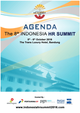 Indonesia HR Summit 2016