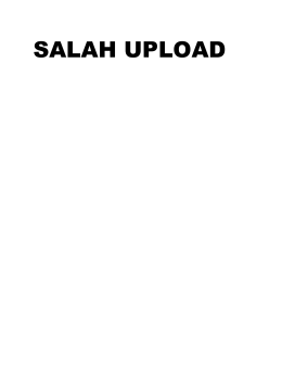 SALAH UPLOAD