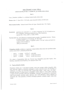 Dražebn&iacute; vyhl&aacute;&scaron;ka nemovit&eacute;ho majetku